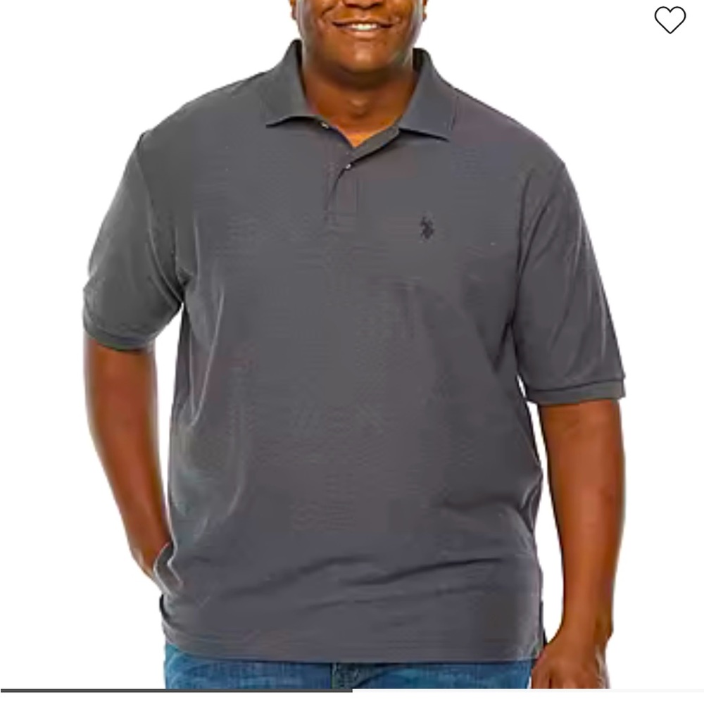 2XLT  BIG AND TALL MEN’S, U.S. POLO ASSN. ultimate PIQUE polo shirt.